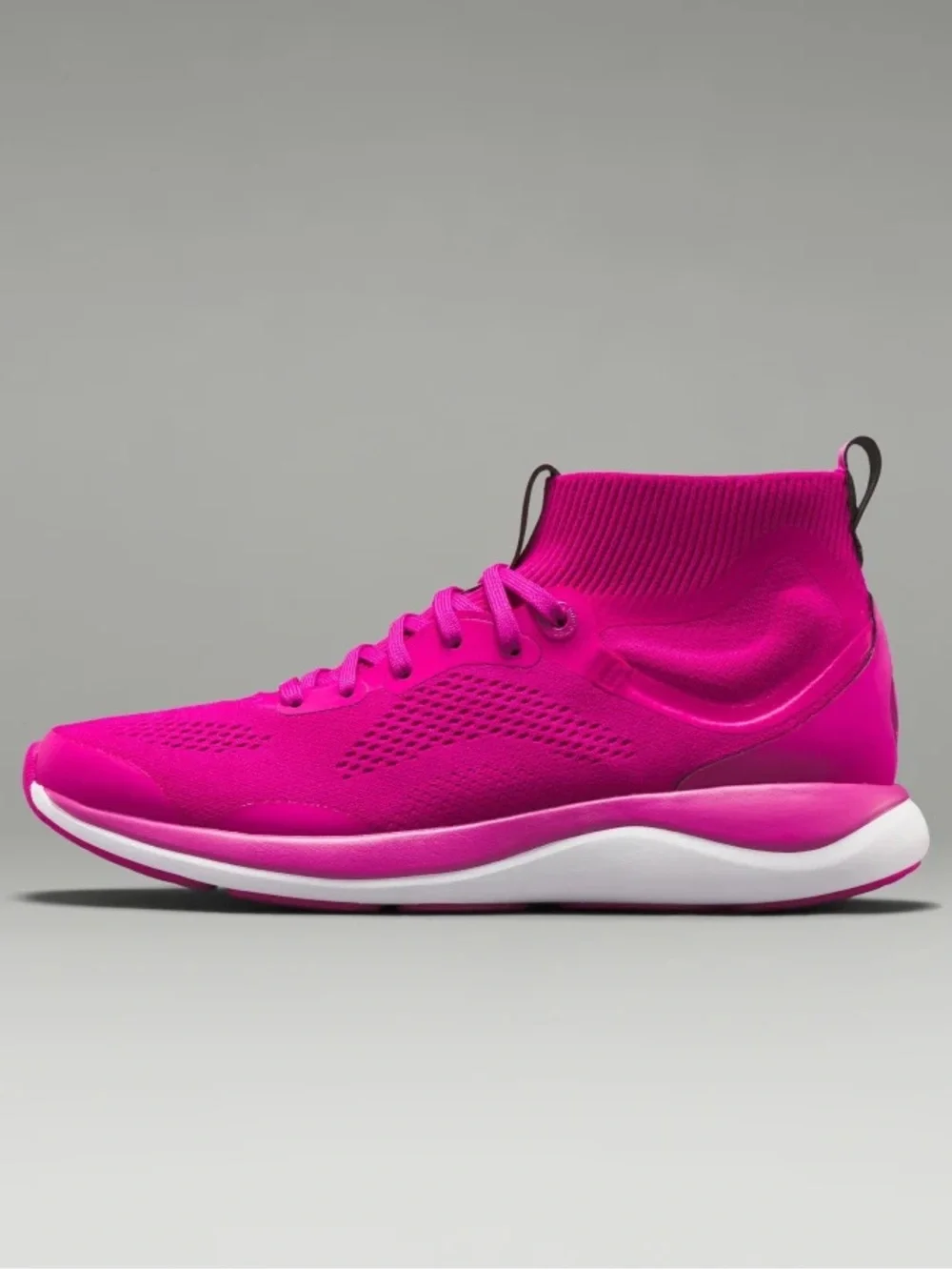 lululemon athletica Women's Vibrant Magenta Knit High-Top Sneakers